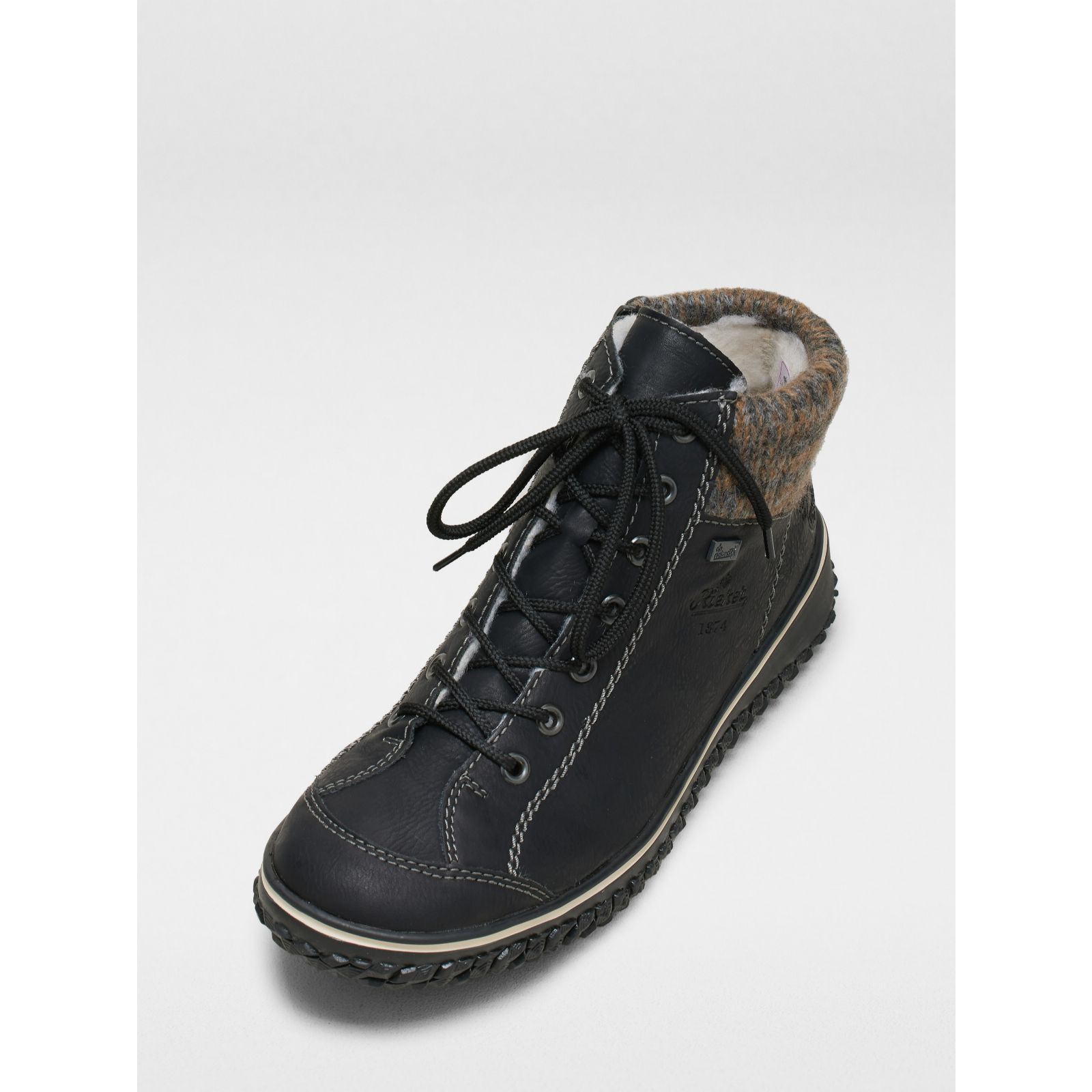 Rieker Lace Up Water Resistant Boot - QVC UK