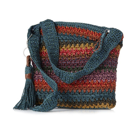 The Sak Casual Classics Crochet Crossbody Bag with Tassel Detail - Page 1 - QVC UK