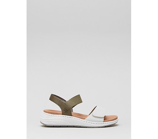 Rieker Casual Sandal with Elastic Strap