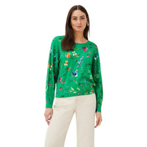 Phase Eight Floral Print Knit Jumper - 195637