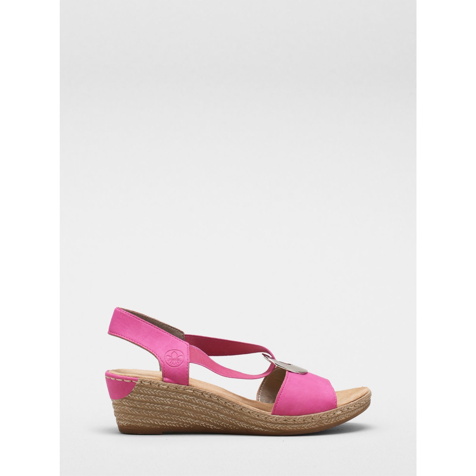 Rieker Circle Trim Wedge Sandal