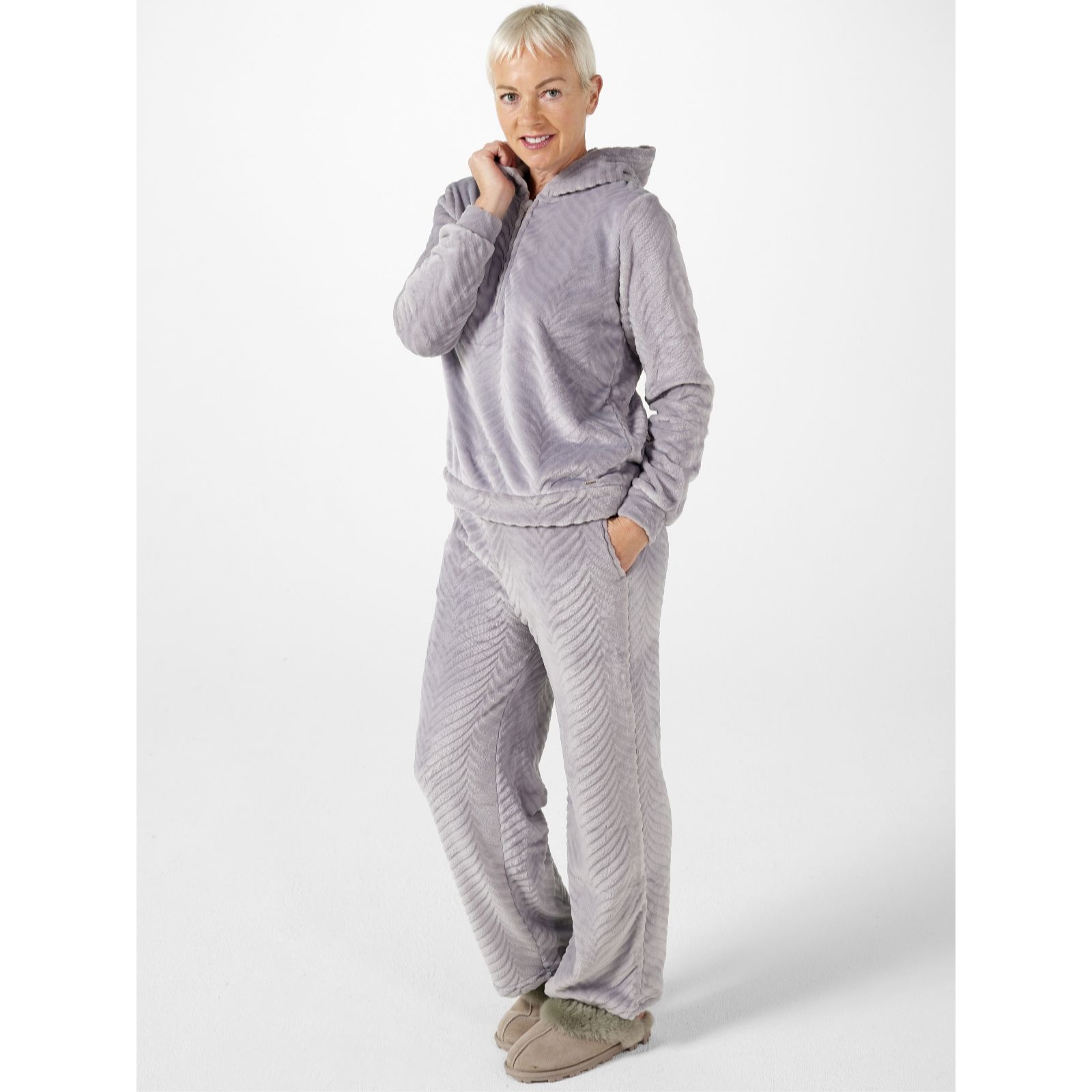 Cuddl Duds Seriously Soft Sweater Knit 3-Piece Lounge Set (Regular)