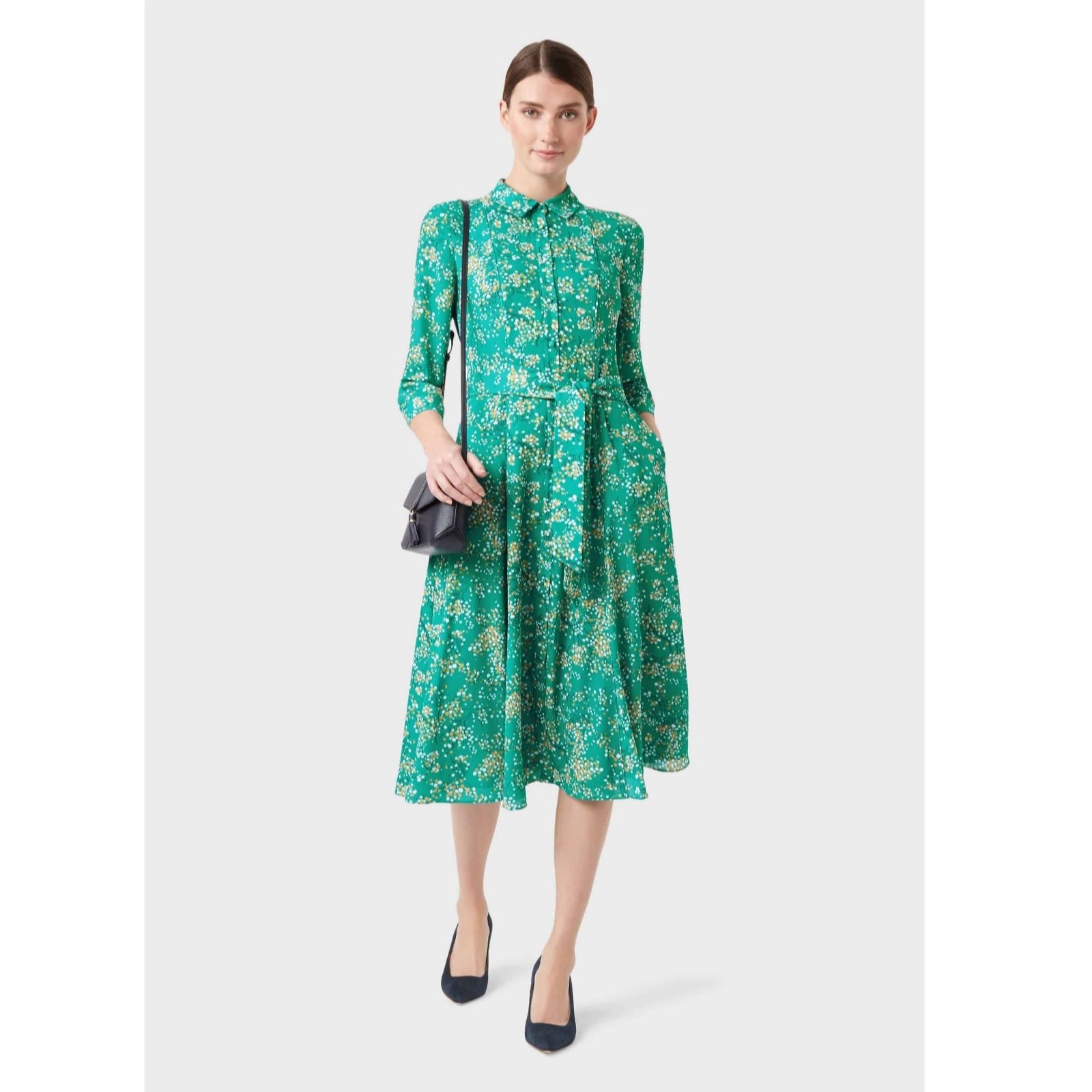 hobbs emerald green dress