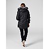 Centigrade Mixed Quilted Coat with Detachable Faux Fur Hood, 3 of 7