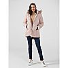Centigrade Mixed Quilted Coat with Detachable Faux Fur Hood, 5 of 7