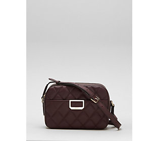 Ruth Langsford Quilted Leather Crossbody Bag