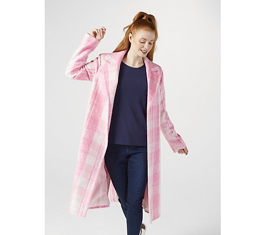 Helene Berman Pink Stripe Coat
