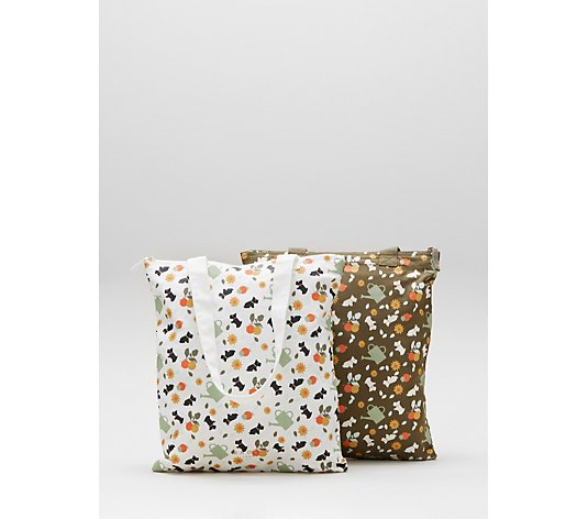 Radley London Green Fingers Duo Set Canvas Totes