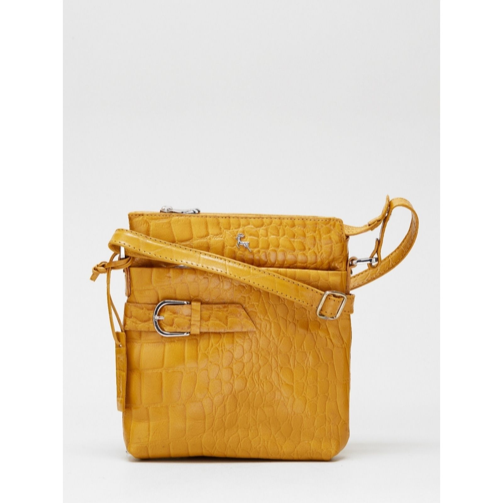 Outlet Ashwood Joani Buckle Leather Crossbody Bag