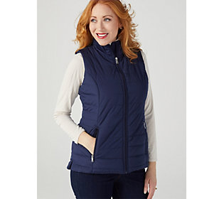 Centigrade Zip Front Padded Gilet with Pockets
