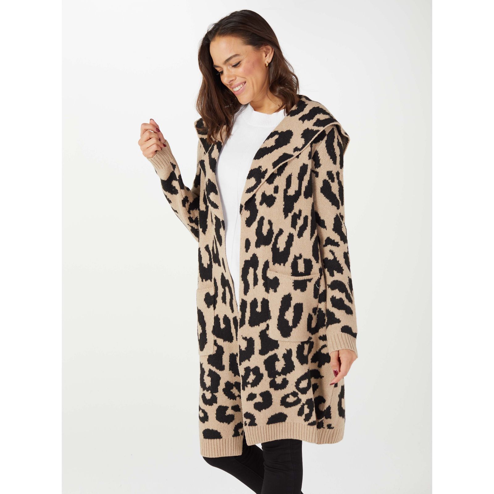 qvc uk nina leonard cardigans