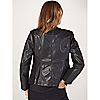 Brenda Edwards Faux Leather and Ponte Biker Jacket, 2 of 7
