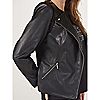 Brenda Edwards Faux Leather and Ponte Biker Jacket, 3 of 7