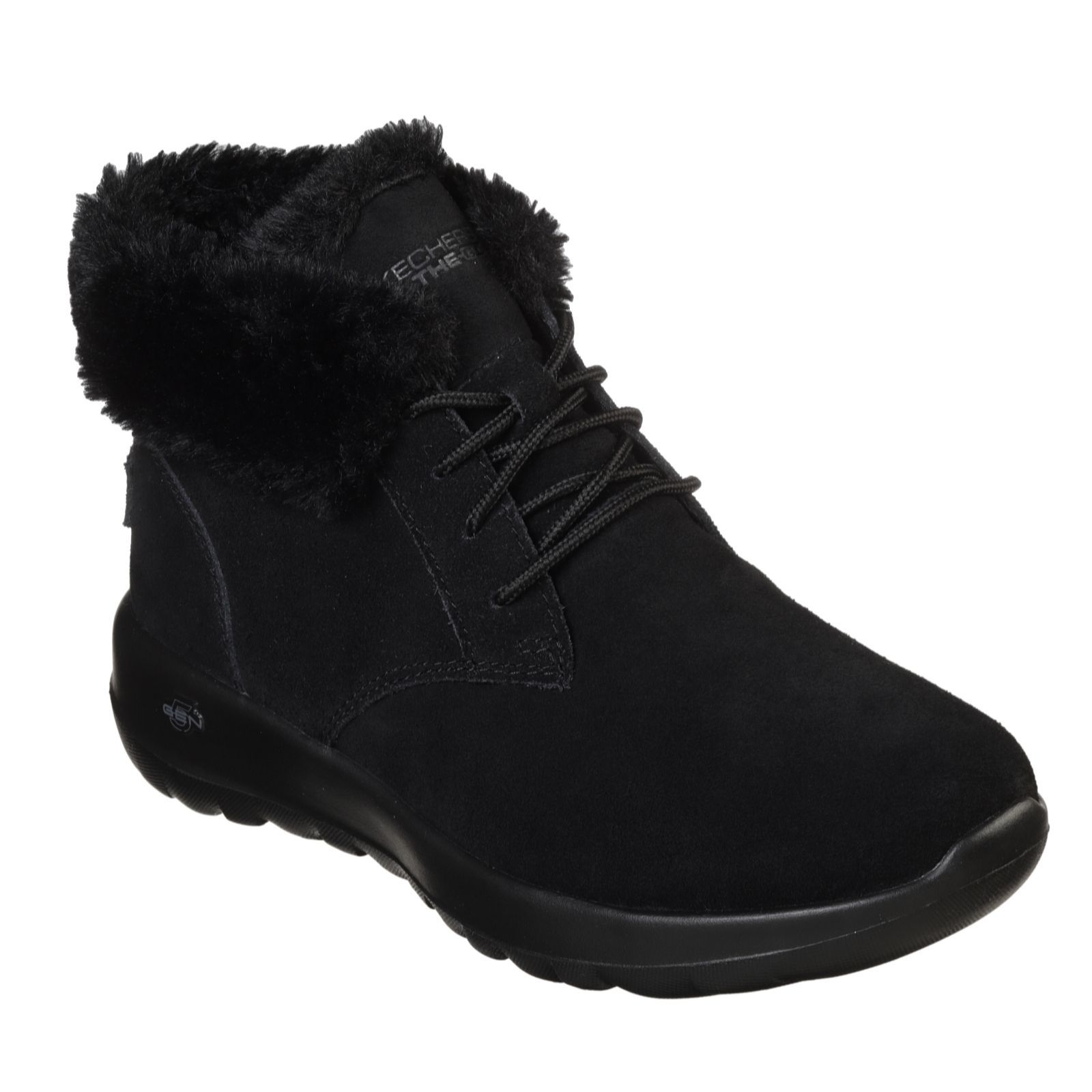 skechers on the go joy lace up trainer boot