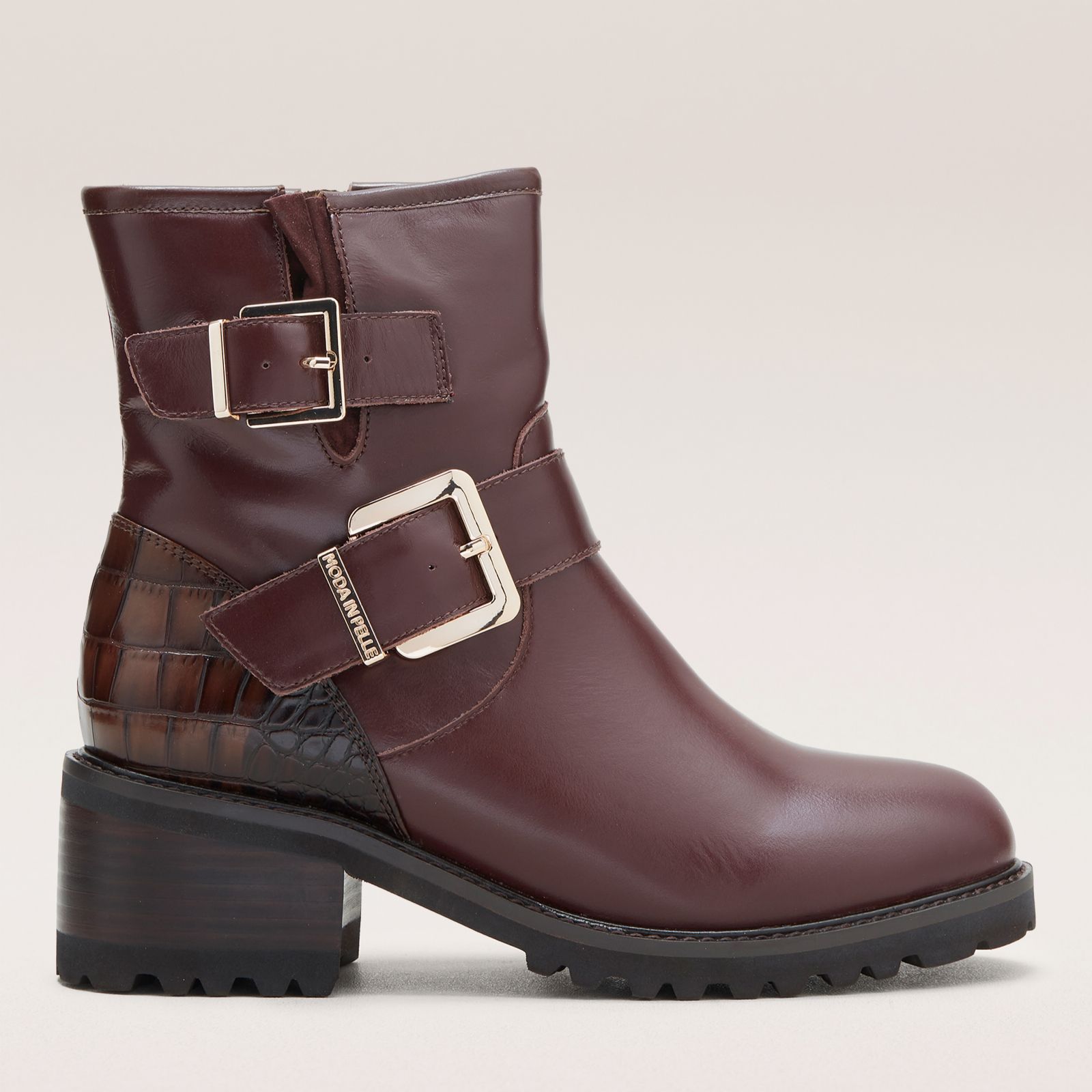 Moda in Pelle Cornelia Biker Boot QVC UK