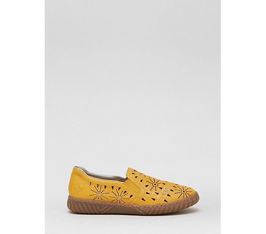Rieker Perforated Slip On Shoe