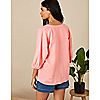 Monsoon Linen Pintuck Top with Button Detailing, 1 of 3