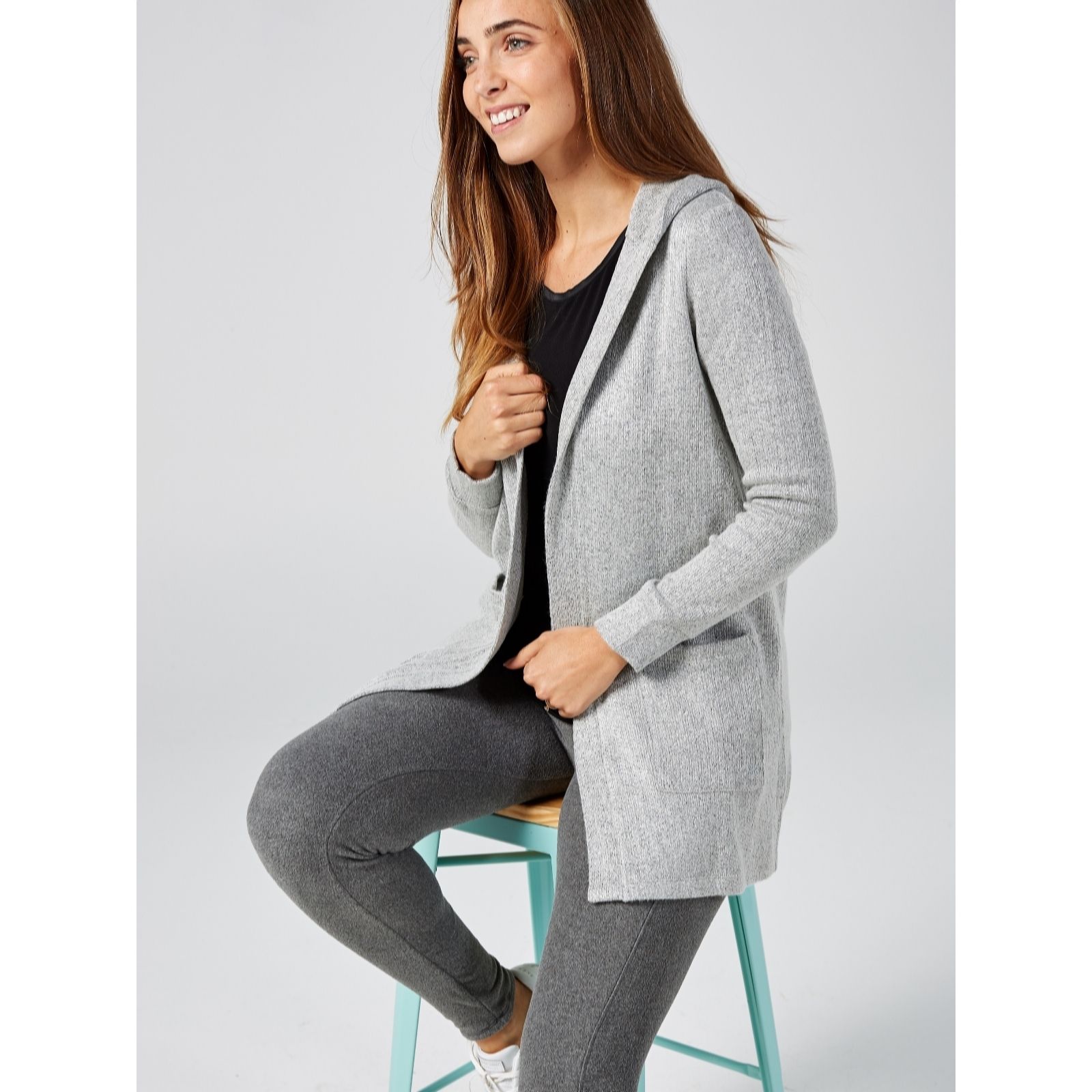 cuddl duds cardigan qvc