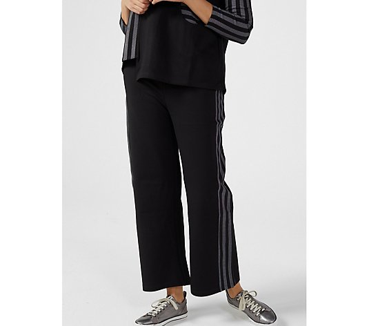 Frank Usher Stripe Detail Trousers with Stretch Waistband