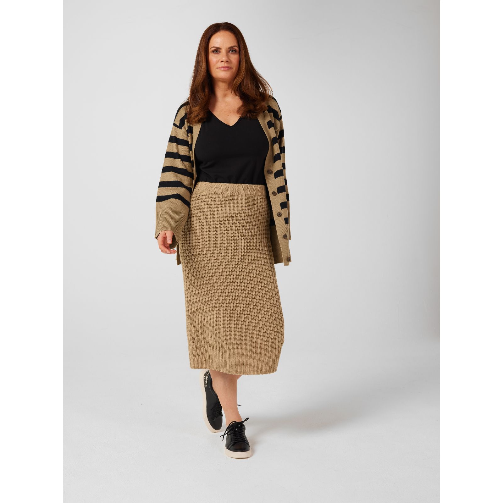 Plus size high 2024 waisted skirt qvc