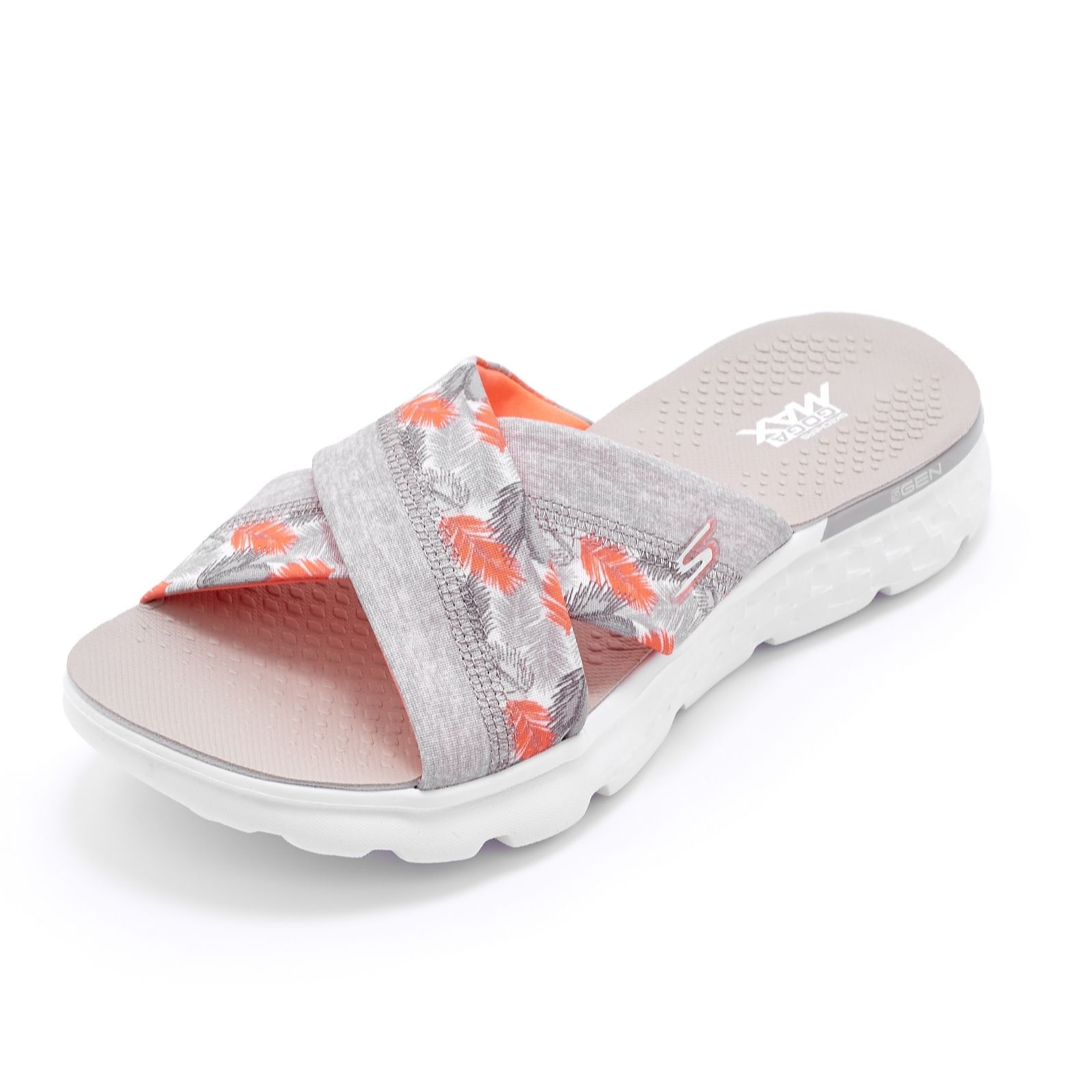 Misterioso Característica Carrera Outlet Skechers On The GO 400 Tropical Leaf Print Sandal - QVC UK