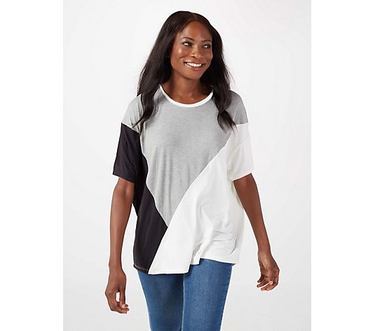 WynneLayers Colour Block Jersey Top