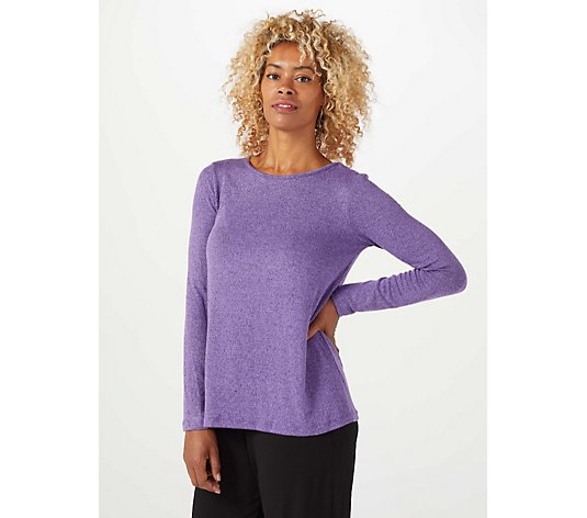 Kim & Co Fine Sweater Knit Essential Long Sleeve Top
