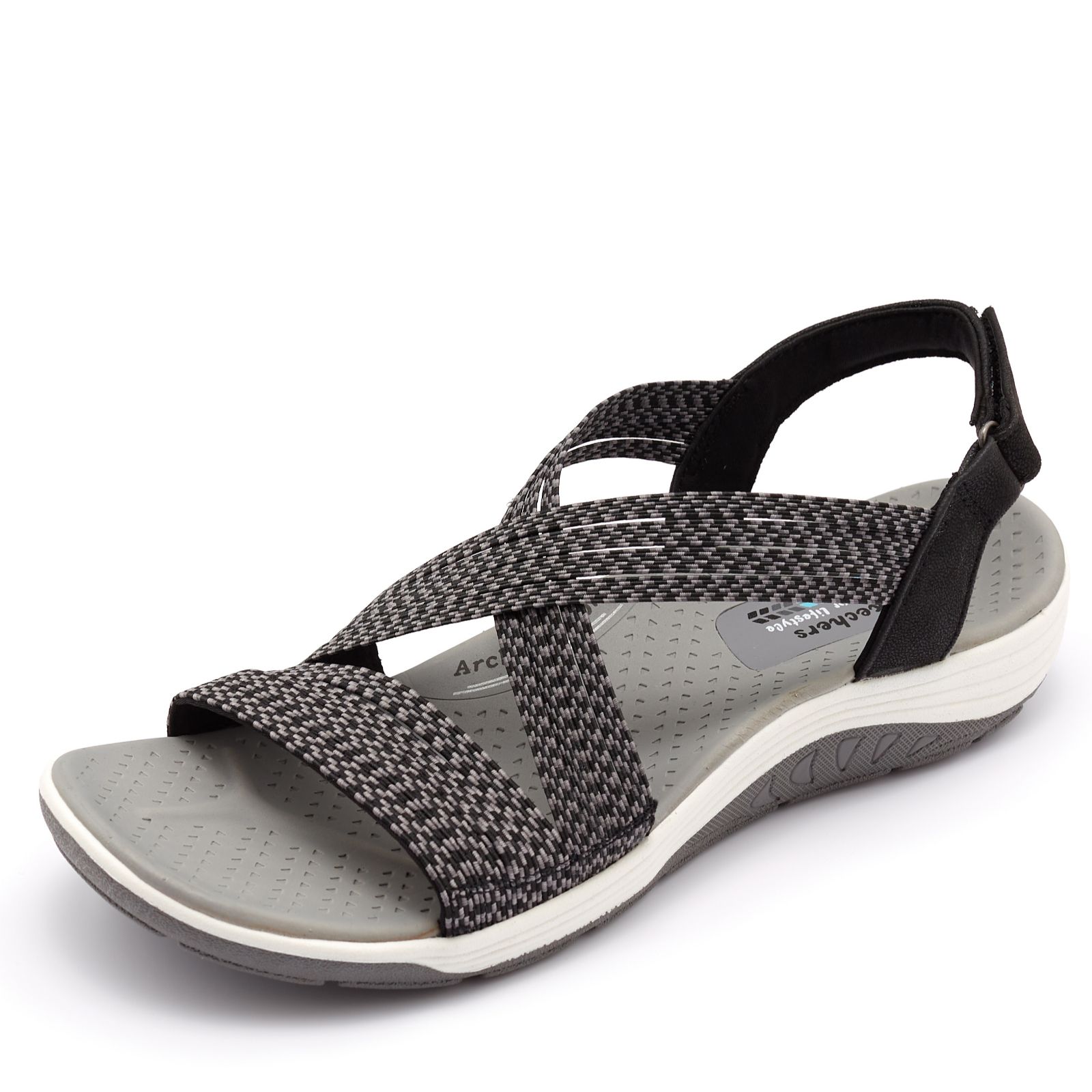 skechers flip flops qvc