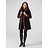 Centigrade Textured Faux Fur Reversible Mid Length Coat with Pockets, 1 of 4
