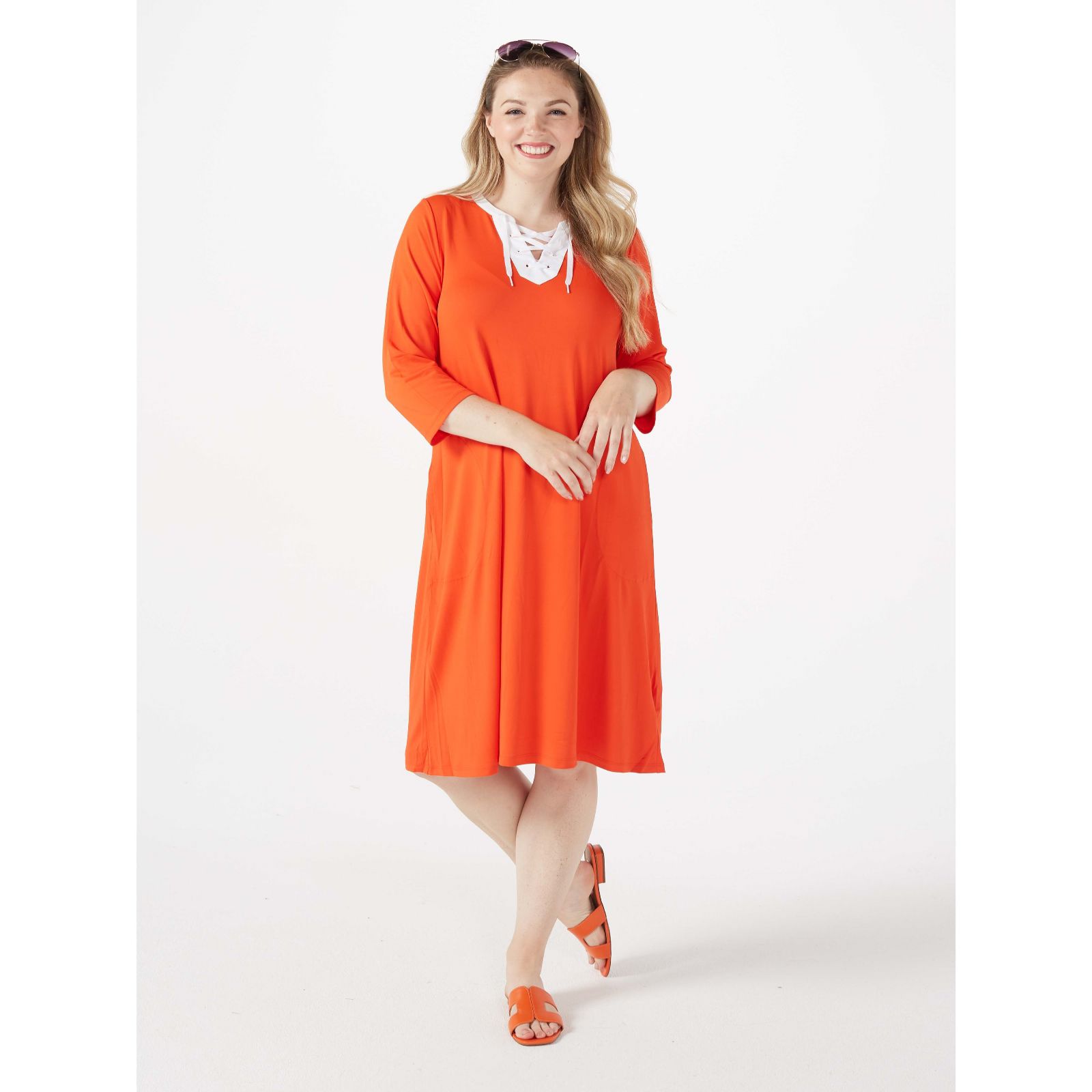 Cuddl Duds Flexwear Short Sleeve Maxi Dress - QVC UK