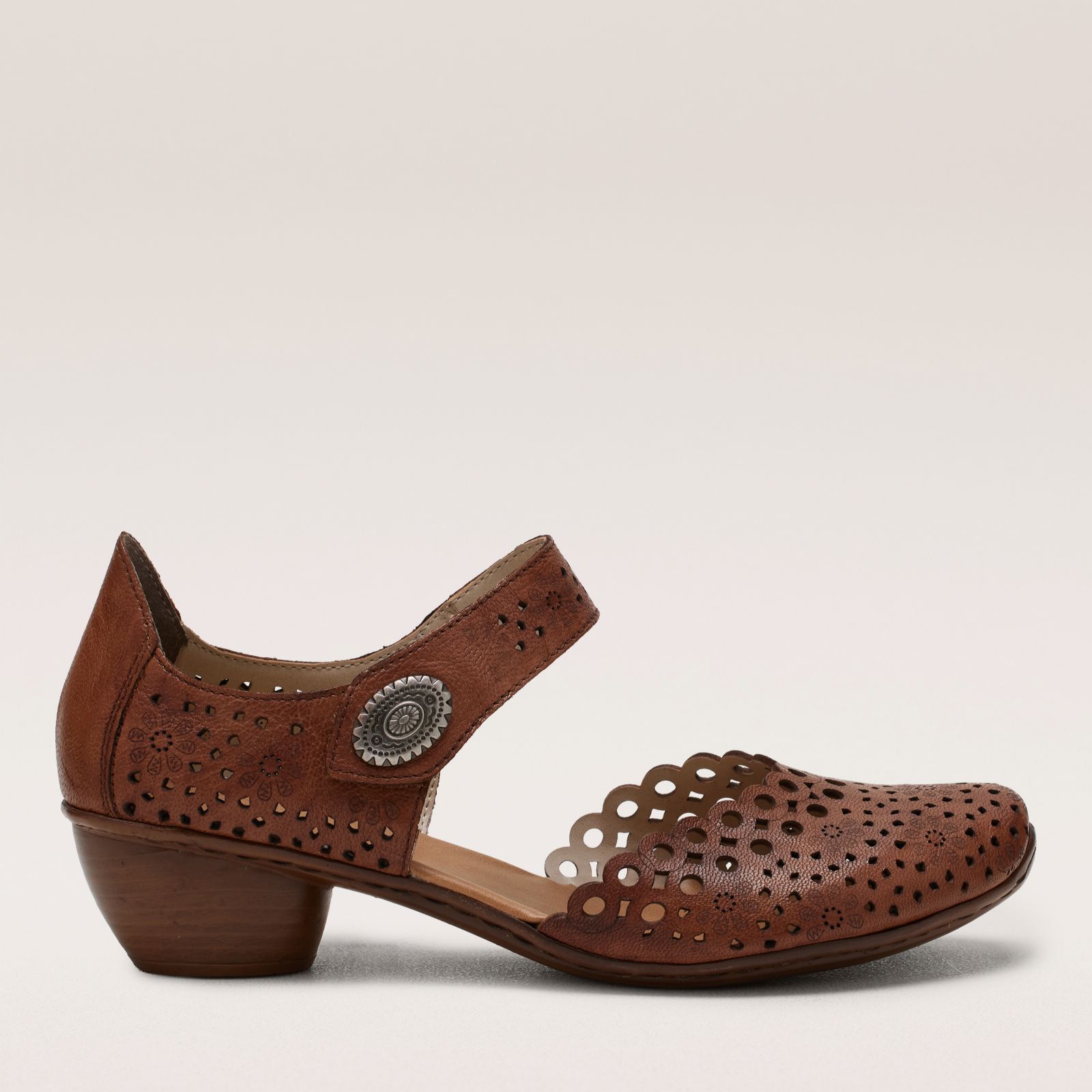 Rieker Mary Jane Heeled Shoe