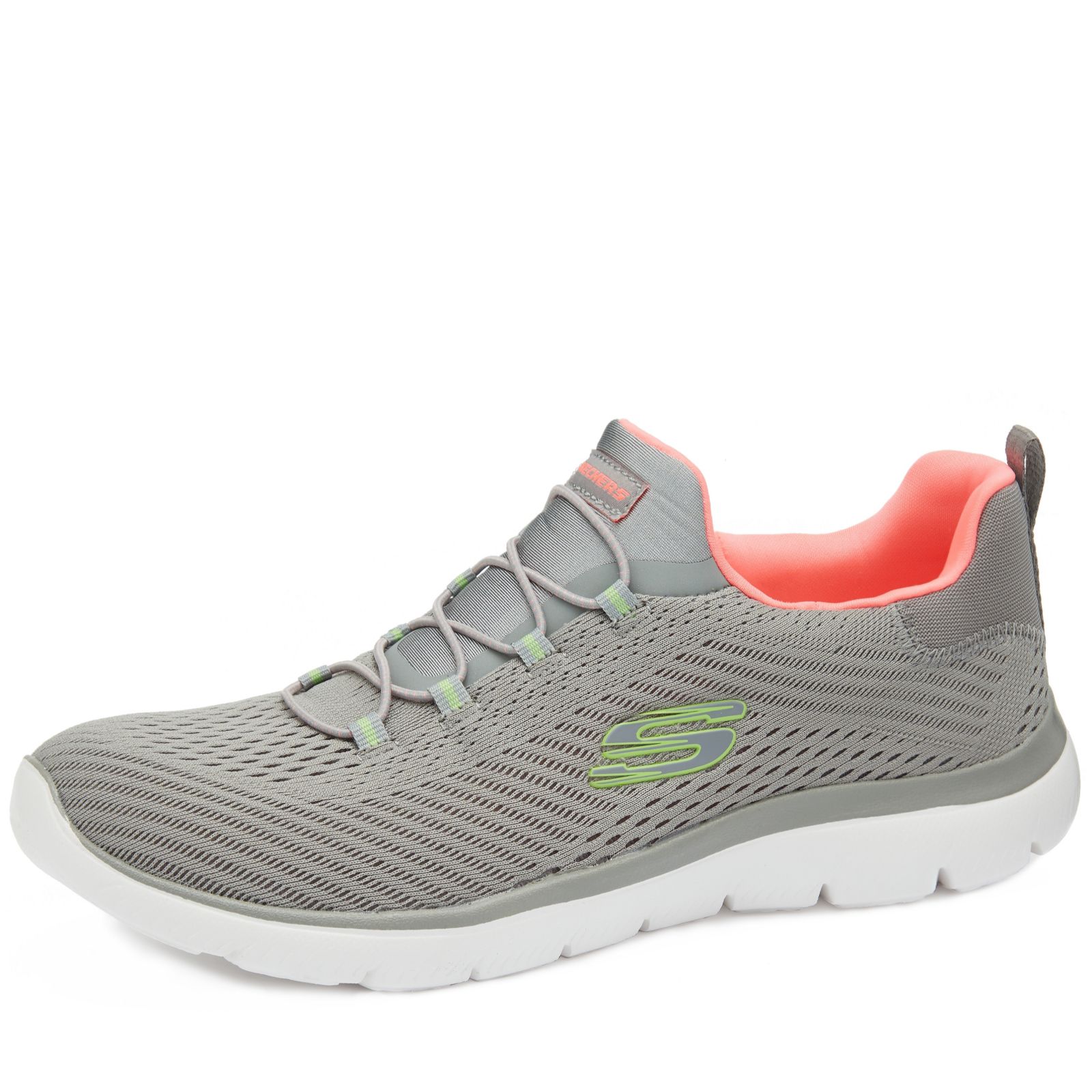skechers summits mesh bungee lace trainers