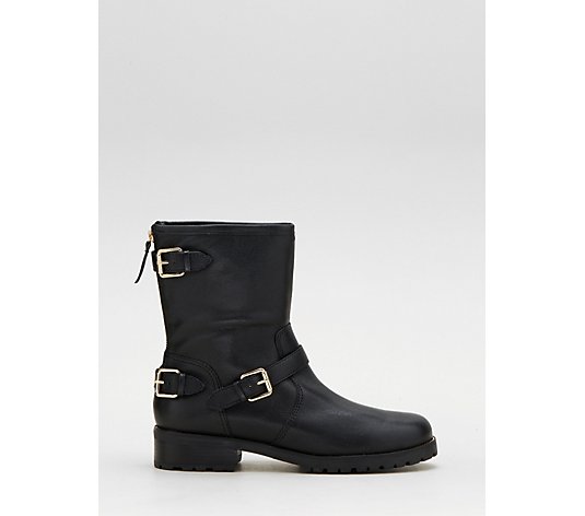 Outlet Dune Panthers Leather Ankle Boot