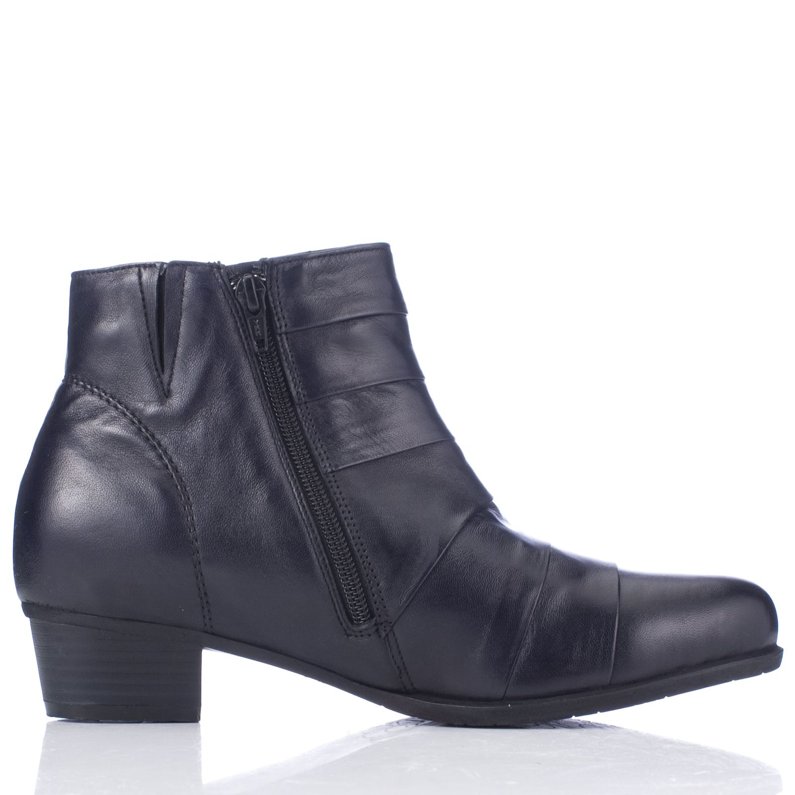 Lyla Panel Detail Ankle Boot - QVC UK