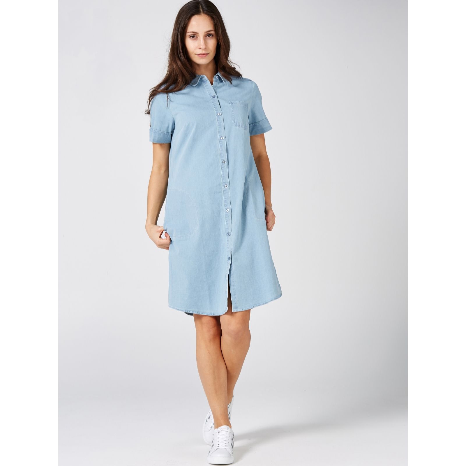 qvc denim dresses