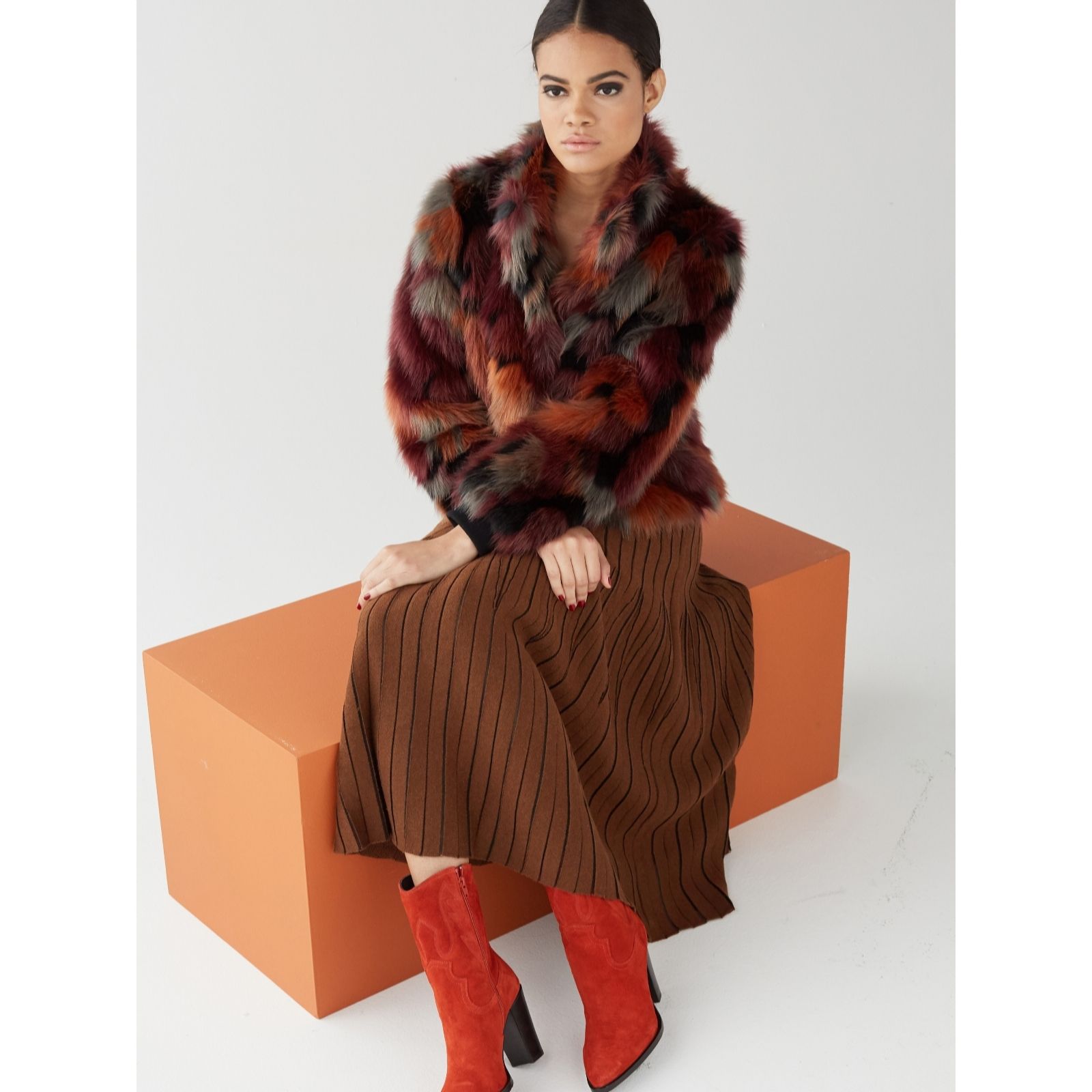 centigrade faux fur coats