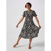  Finery Mya Printed Jersey Midi Dress - 194763