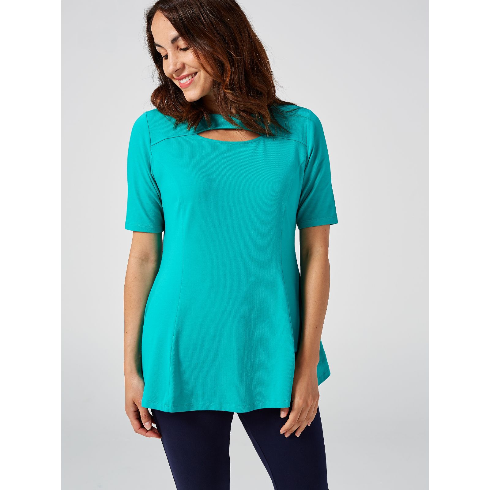 qvc isaac mizrahi peplum top