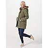 Centigrade Faux Down Coat with Removable Hood, 1 of 7