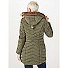 Centigrade Faux Down Coat with Removable Hood, 2 of 7