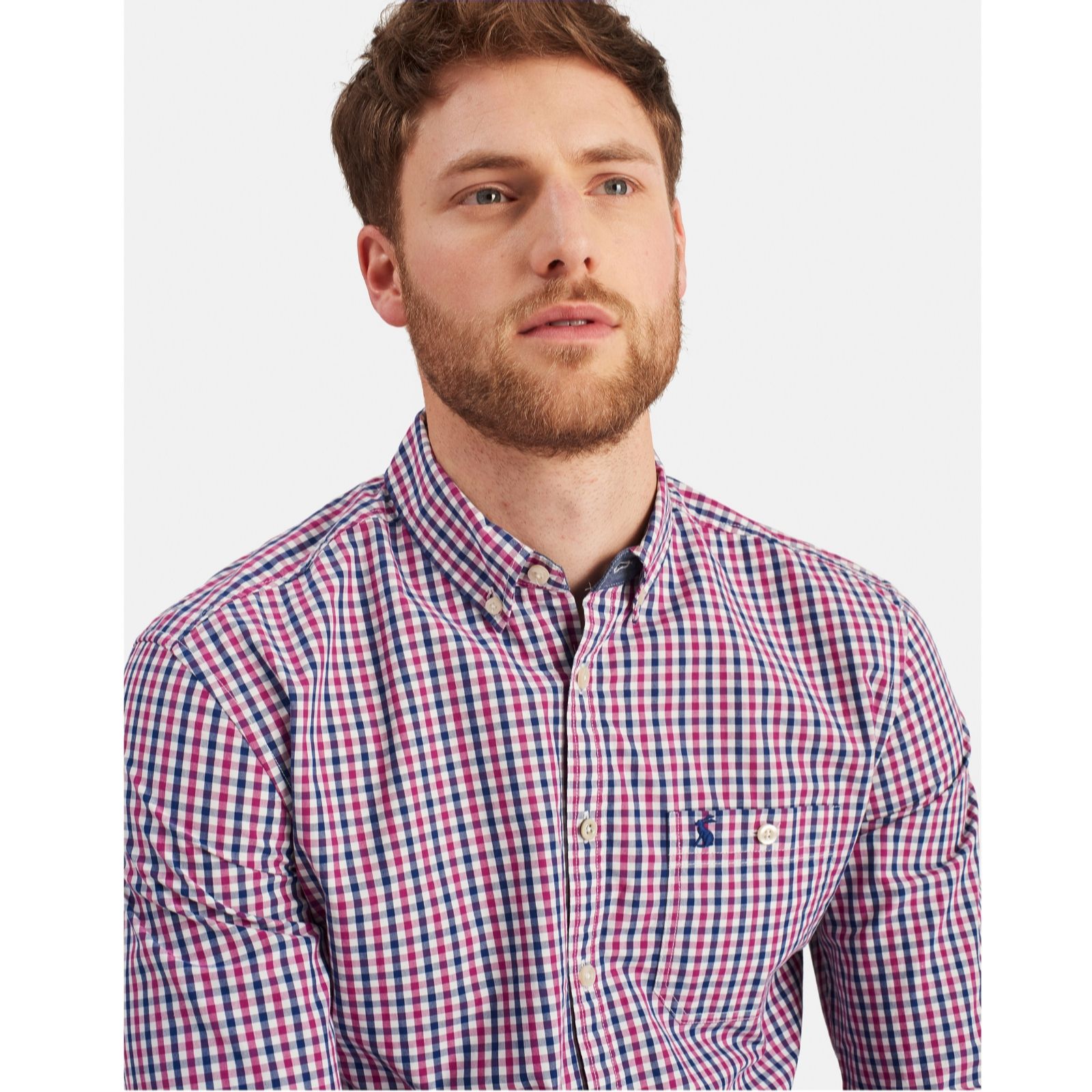 Joules Mens Hewney Classic Fit Check Shirt QVC UK