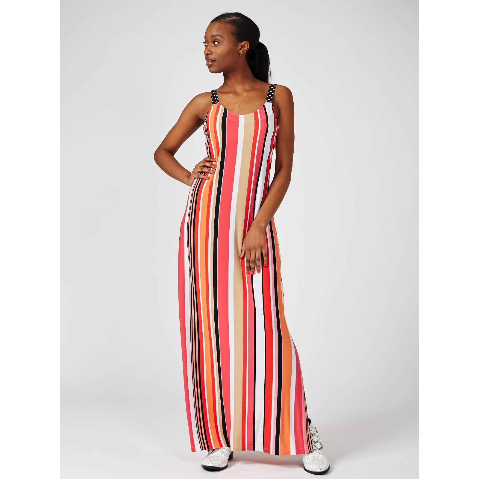 Forever 21 striped maxi store dress