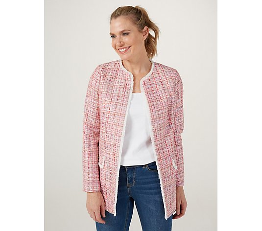 Helene Berman Pink Tweed Jacket