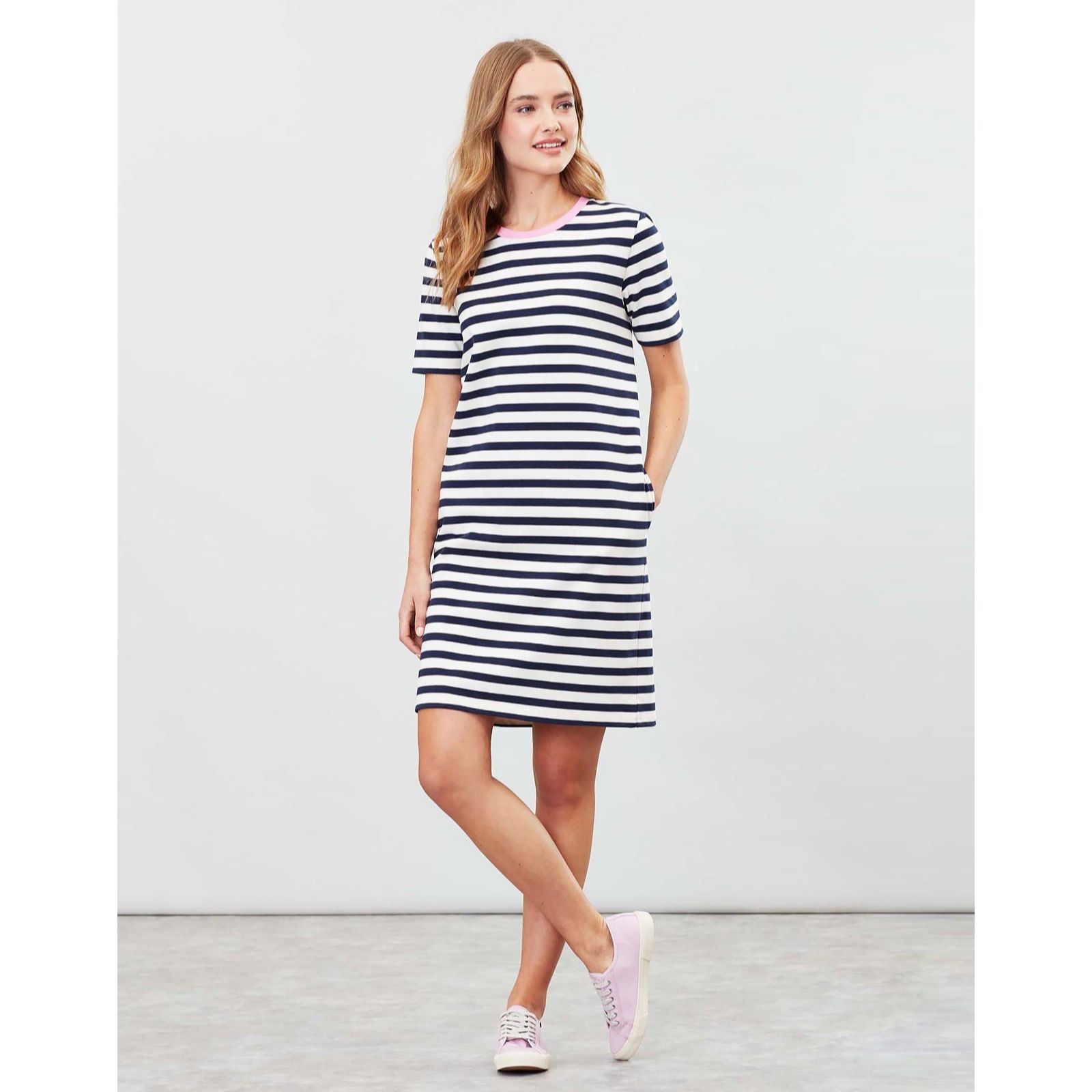 Joules Liberty A Line Jersey Dress - QVC UK