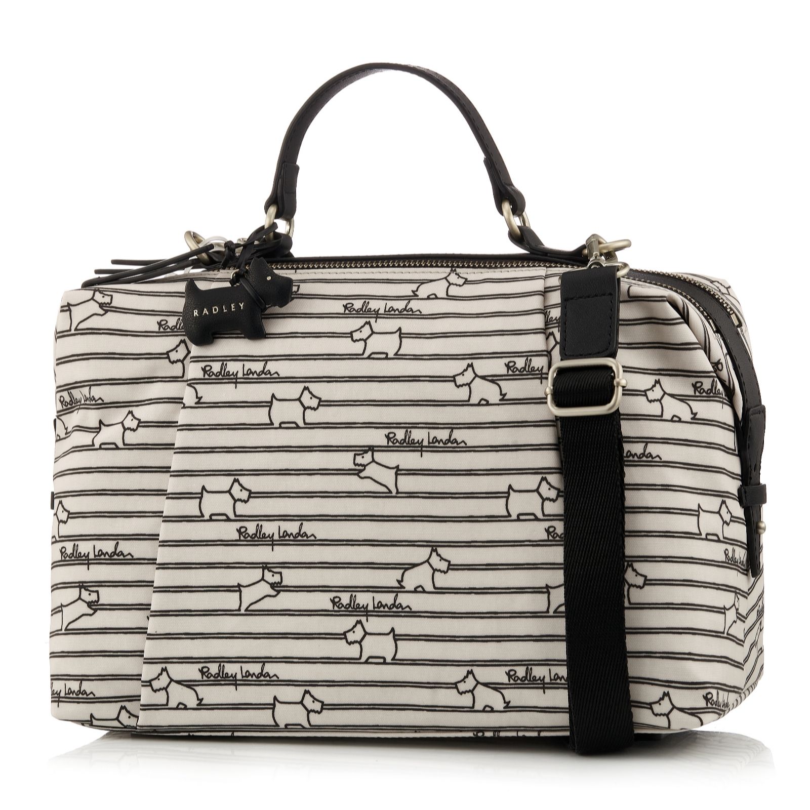 striped radley bag