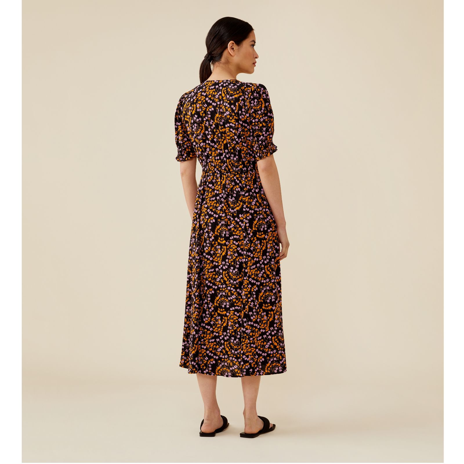 Finery River Printed Floral Dress - QVC UK