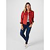 Denim & Co. Classic Suede Jacket, 3 of 5