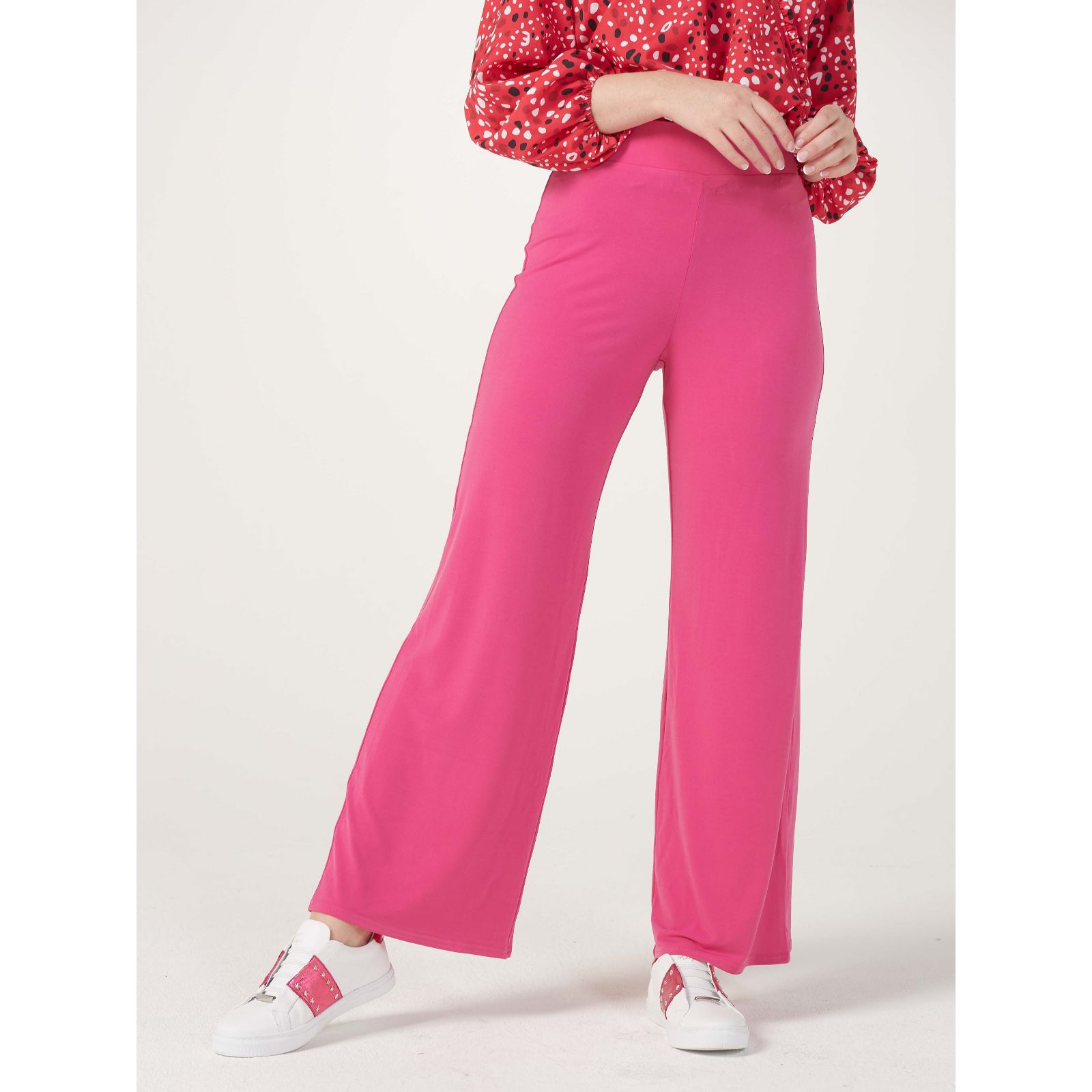 Dannii Minogue Pull on Palazzo Trouser Petite - QVC UK