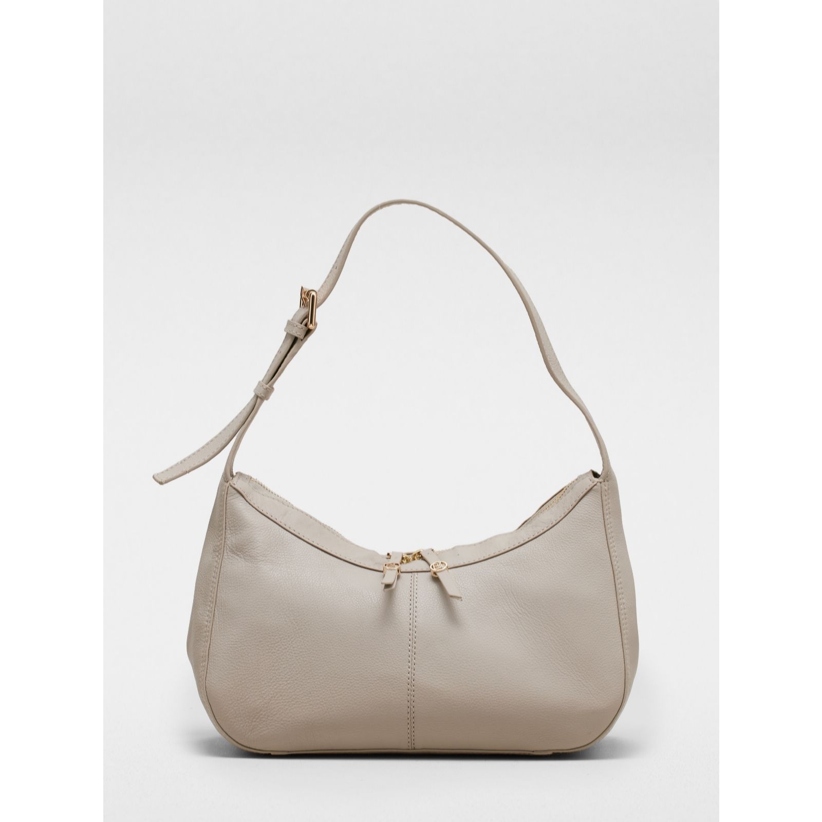 Ben de Lisi Erica Soft Leather Shoulder Bag - QVC UK