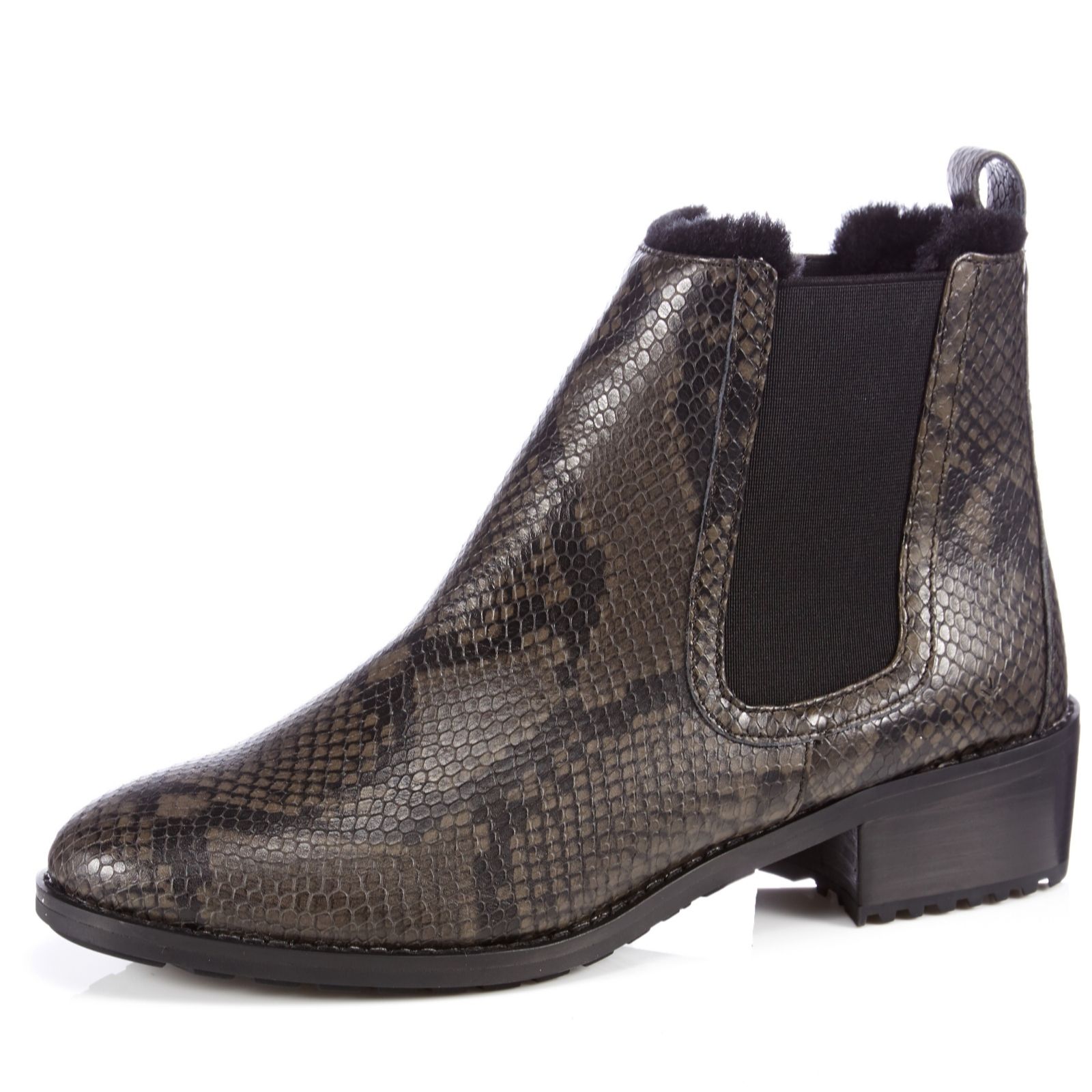 snakeskin ankle boots uk